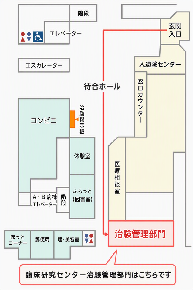 院内地図
